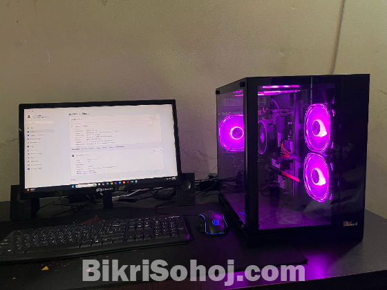 AMD Ryzen custom pc with table sell
